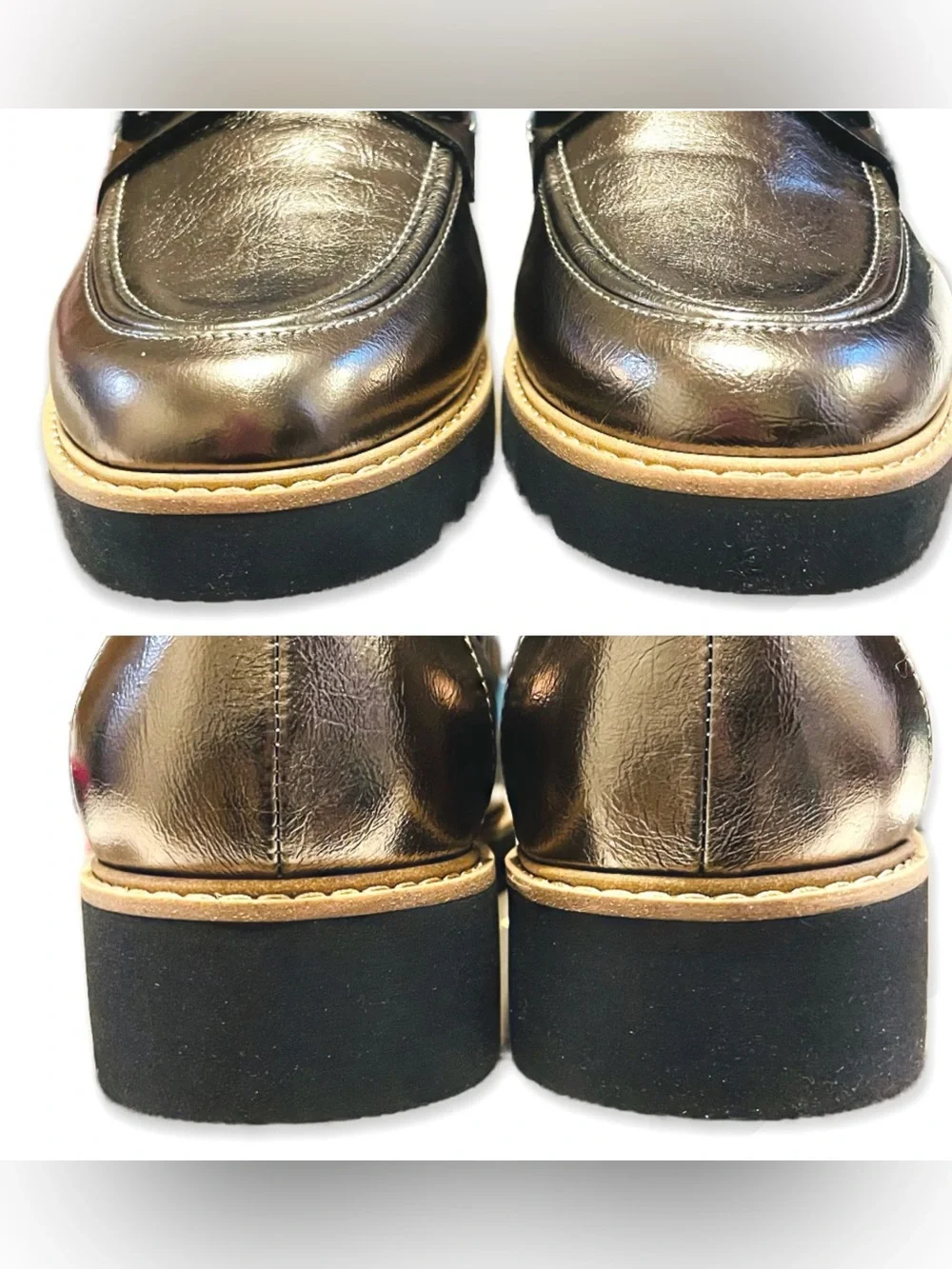 Franco Sarto Pewter Colette Bit Loafers 10W
